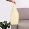 Stol täcker 2st universell soffa armstäckning elastisk skydd för fast färgskydd tyg beige