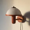 Wandlamp Noordelijke retro champignon Moderne LED -verlichting voor huisdecor Slaapkamer woonkamer Corridor SCONCE INDOOR LICHTING