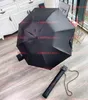 2023 Luxury C Umbrella Classic Classic Black Long Umbrella for Women Summer fold Fashion umbrella Rain umbrella vip Gift with pu Case Gifting Ch552681256