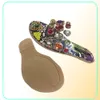 Slaytlar kadın flip flop ayakkabıları terlik taş rhinestones ayakkabı sandalet bayanlar slaytlar vahşi elmas terlik chanclas mujer7300744