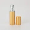 DHL 5 ml parfymflaska aluminium Anodiserad kompakt parfymatomizer Fragrance Glass Scent-flaskor Travel Makeup Spray Bottle C388