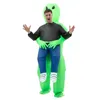 Roliga uppblåsbara Halloween Alien Et Cartoon Character Mascot Costume Advertising Adult Fancy Dress Party Animal Carnival Props