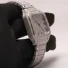 Мужские часы с механическим ремнем tter pass big face с ледяным безелем Sier vs Chrono Custom с коробкой, часы с бриллиантами и муассанитомRDL8