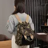 Backpack 2022 Kadın Tuval Retro Lüks Tasarımcı Çanta Sac A Dos Seyahat Mochilas Kızlar Okulu Caitlin_fashion_Bags