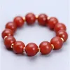 Strand Tibetan Agate Bracciale Male Meanimete Messola Sfera di zucchero Pasta Femmina femmina Red South Red Single Circle