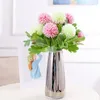 Decoratieve bloemen 56 cm roze paardenbloem Silk Peony Artificial Bouquet 2 vork nep voor huis bruiloftsfeestdecoratie indoor diy