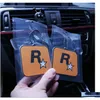 Désodorisant De Voiture 5Pcs Gta Périphérique Tendance Film De Parfum R Star Feuille De Longue Durée Incar Désodorisation Suspendus Net Ornements Rouges Dr Dhjyk