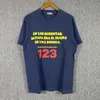 Camisetas masculinas de alta qualidade 2022SS RRR123 Moda Camise