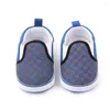 First Walkers Born Baby Crib Shoes For Boy Soft Sole Casual Canvas Infant Toddler