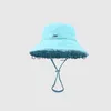 Stingy Brim Hats Designers Herrkvinnor Bucket Hat Fited Hats Sun Prevent Bonnet Beanie Cap Snapbacks Outdoor Fishing Dress Beanies Jac 8 Colors tillgängligt