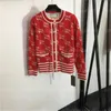 Maglioni maglione maglione maglione maglia maglia lettera a maglia rotonda a maniche lunghe a doppia tasca da maglieria elegante designer di maglieria cardigan abiti da donna