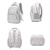 Bolsas escolares 3 bolsa PcSset para meninas Infriações Mochila Salva de Escola Lunchas Adolescentes Criança Com Lápis Caso Crianças 2023 Preto 230818