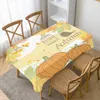 Nappe New Thanksgiving Nappe Impression Numérique Citrouille Élément Nappe Creative Thanksgiving Couverture Serviette Nappe R230819