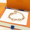Brand Designer Various styles Bracelet for Mens and Women 18K gold-plated letter bracelets holiday birthday party jewlery gifts chain