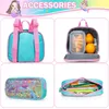 Backpacks Meetbelify Backpack for Girls Kids School Bookbag Elementary Students Full Size Travel Bag with lunch box 230818