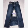 Men's True Jeans Long Trousers Mens Coarse Line super religion Jeans Clothes Man Casual Pencil Blue Black Denim Pants M291188