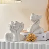Dekorative Objekte Figuren Keramische Vase -Skulpturen Figuren für Innenraumdekor Luxus Home Living Dekoration Statue 230818