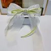 Pearlescent Mesh Bow CLAP CLIP Hög Horsetail Fixat Hår lås Hårprydnad Nytt elegant Boll Hair Clip Headwear G4en#