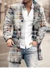 Mens Wool Blends Fashion Long Windbreaker Fleece Hooded Coat Personalized Clothing Sweater 230818