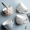 Mugs Nordic Ceramic Coffee Mug Pottery Irregular Shape Creative Tea Cups Kitchen Office Drink Breakfast Oatmeal Cup