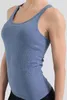 LL-MK-004 yoga vest women's with chest pad slimming European and American quick-drying sports running large size fitness top please check the size chart to buy