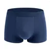 Onderbroek u-convex shorts briefs 3d snij slipjes ademend heren midden-op-rise zacht elastiek met voor comfortabel