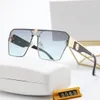 Designer zonnebril Men Classic Lookglasses Goggle Outdoor Strand Zonneglazen voor man Woman Mix kleur optionele handtekening