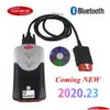 자동차 수리 키트 동기 2022 도구 최신 스캐너 VD150E CDP VCI TCS Bluetooth for TNESF Delphis ORPDC OBD2 자동차 트럭 진단 DHSWO