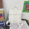 ryggsäck Den senaste avslappnade dubbla dragkedjan med stora fickor Cool High Capacity School Girl Canvas Shoulder Bag Caitlin_fashion_bags