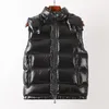 Topstoney 2023 New Autumn and Winter Down Vest Men은 자켓과 따뜻한 조끼와 커플 느슨한 후드 jabets 2104