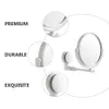 Compact Mirrors Single/Double-side Rotating Cosmetic Makeup Mirror Adjustable Suction Cup Shave Cosmetic Mirrors Wall Mounted for Bathroom 230818