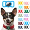 Hundhalsar Pet Airtag Protective Case Locator Cover Collar Cat Loop Silicone Tracker Bone Anti-Lost