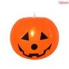 Andra evenemangsfestleveranser 5st Halloween LED Glowing Balloons Horror Ghost Pumpkin Latex Ballon Decorations for Home Inomhus utomhusbarn 230818