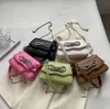 Factory sales women shoulder bags 5 colors simple and versatile solid color flat leather handbag flip Western style backpack sweet bow buckle chain bag 5549#