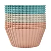 Stampi da cottura a tazze di muffin antiaderente in silicone cupcake premium bpa lavastoviglie gratis per le prelibate