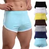 Unterhosen Sommer Männer Sexy Einfarbig Bequeme Unterwäsche Boxer Hosen Männer Slip Atmungsaktive Herren Slip Cueca Männliche Höschen