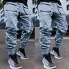 Survêtements pour hommes Mens Gym Jogging Cargo Pants Pantalons de survêtement Fitness Pantalon ample Hip Hop Vêtements Casual Male Reflect Sports Trackpants 230818