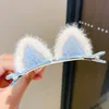 Dog Apparel 1 Pair Cute Pet Grooming Hair Clips Small Accessories Cat Ear Shape Clip For 5 Colors Soft Plush Supplies 230818