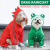 Hundekleidung niedliche wasserdichte Kleidung Regenmantel Haustierkleidung für kleine große Hunde reflektierender Regenmantel im Freien im Freien im Freien gegen Wasser, der wasserfest ist