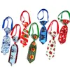 Chien Vêtements 10 Pcs Jour De Noël Cravates Pour Animaux De Compagnie Père Noël Style De Neige Noeuds Papillon Festival Collier Réglable Noeuds Papillon Chiot Toilettage Produit 230818