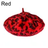 2023 New Berets French Style Beanie Hat Winter Wime Warm Leopard Print Beret для женщин