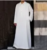 Vêtements ethniques grande taille arabe longue chemise Abaya islamique hommes mode musulman ensembles saoudien Caftan Abayat Thobe pour homme Pakistan Robe 5XL