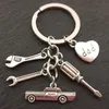 Anelli chiave papà Keychain Mechanic 39s Day Day Gifts Auto amante Strumenti regalo a mano con caduta souvenir drop drop dropelese Smt7i