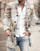 Mens Wool Blends Fashion Long Windbreaker Fleece Hooded Coat Personalized Clothing Sweater 230818