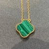collier de bijoux de créateur bijoux pendentif personnalisé bijoux de créateur collier de trèfle collier collier de créateur collier 18Kgold chaîne d'expédition gratuite