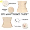 Midja mage shaper lazawg midjetränare för män viktminskning band midjan cincher trimmer magbälte bantning bältet korsett Gymband Wrap Body Shaper 230818