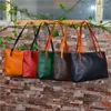Evening Bags Nesitu Black Red Coffee Yellow Green Soft Vegatable Tanned Genuine Leather Women Shoulder Lady Female Handbags Tote M32001