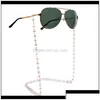 Eyeglasses Chains Eyewear Aessories Fashion Aessorieschic Luxury Handmade Elegant Pearl Beaded Glasses Chain Women Lanyard Reading Eye Dhli4