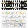 Nail Art Décorations 1Box Nail Art s Décorations Set 3D Cristal Nail Charms Diamant DIY Alliage De Luxe Bijoux Gem Manucure Accessoires Pièces 230818