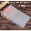 Samsung Galaxy Tab A7 Lite 2021 8.7Inch T220 T225 Анти-крик TPU TPU Прозрачный корпус Прозрачный удар с амортизацией силиконовой защитной крышки